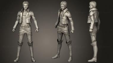 Figurines of people Reiner 3d model